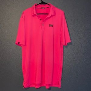 Pink PXG Short Sleeve Polo men’s medium